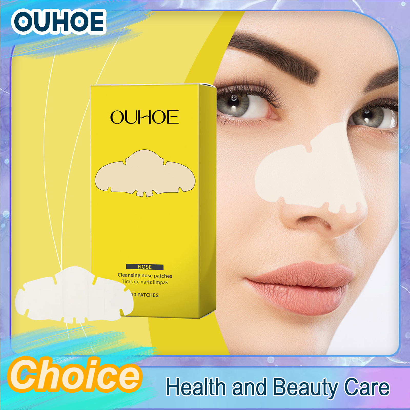 Black Face Mask Pack - Nose Blackhead Remover Patch Cleansing Pores