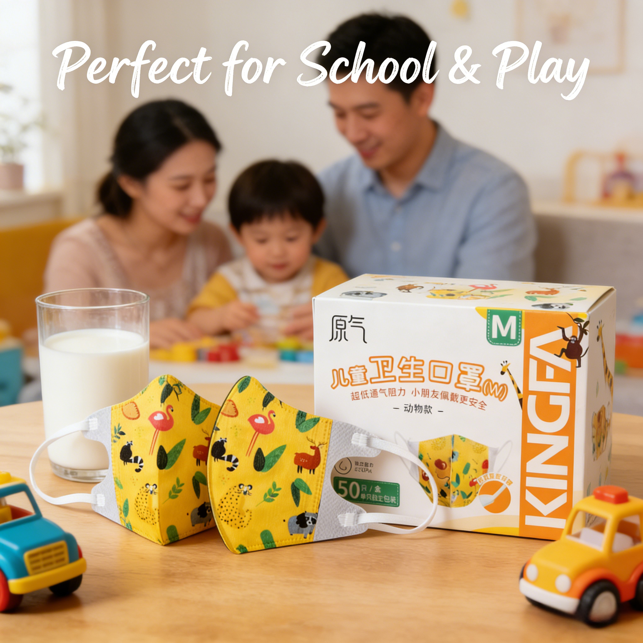 50-100pcs  Kids Face Mask FPP2 - Face Mask Storage Box avis et prix