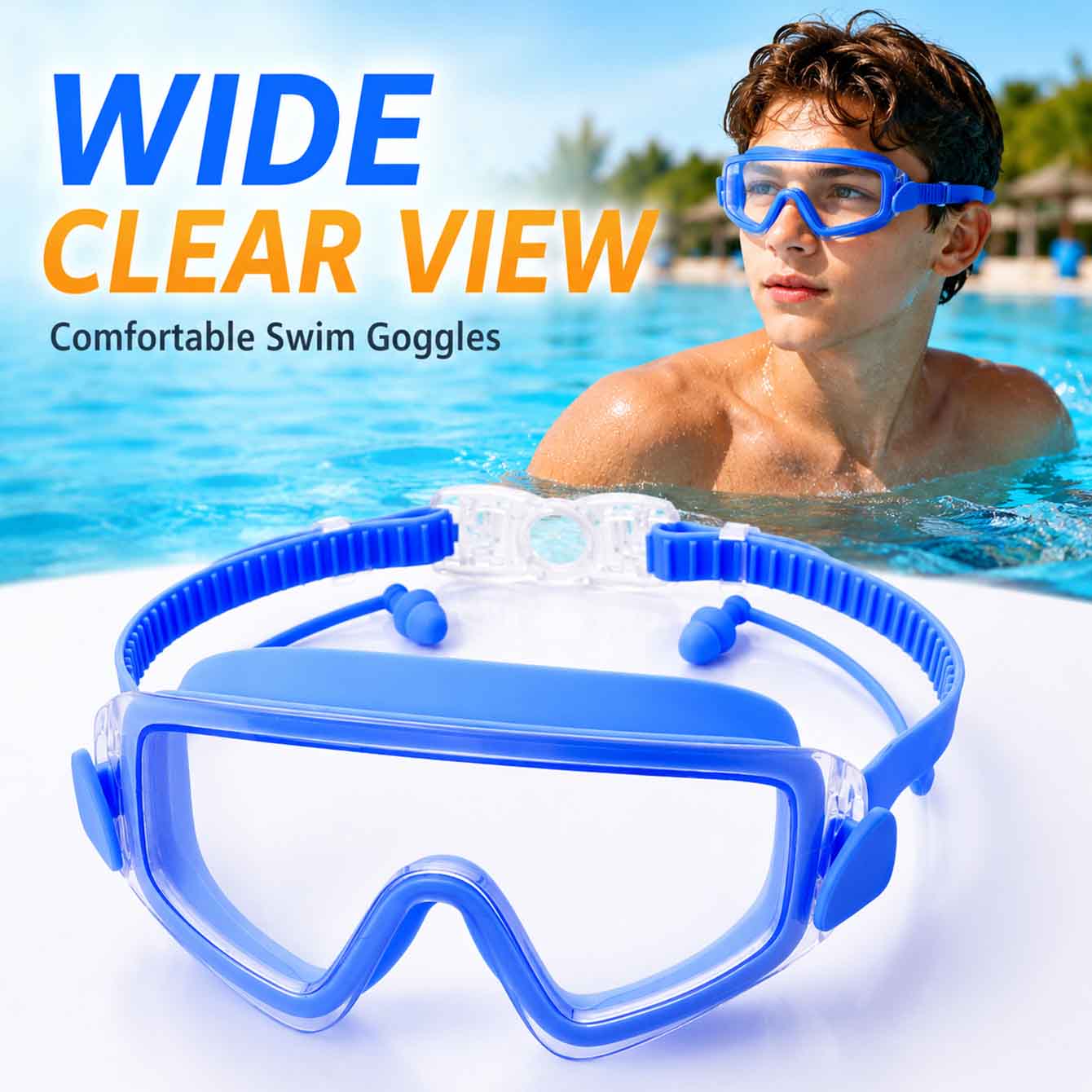 1PC Swim Goggles Snorkel Divin - Anti Pollution Mask avis et prix