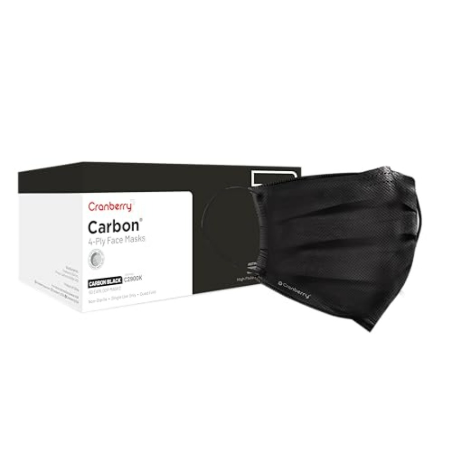 Cranberry USA Carbon Black Fac - Black Face Mask Pack avis et prix