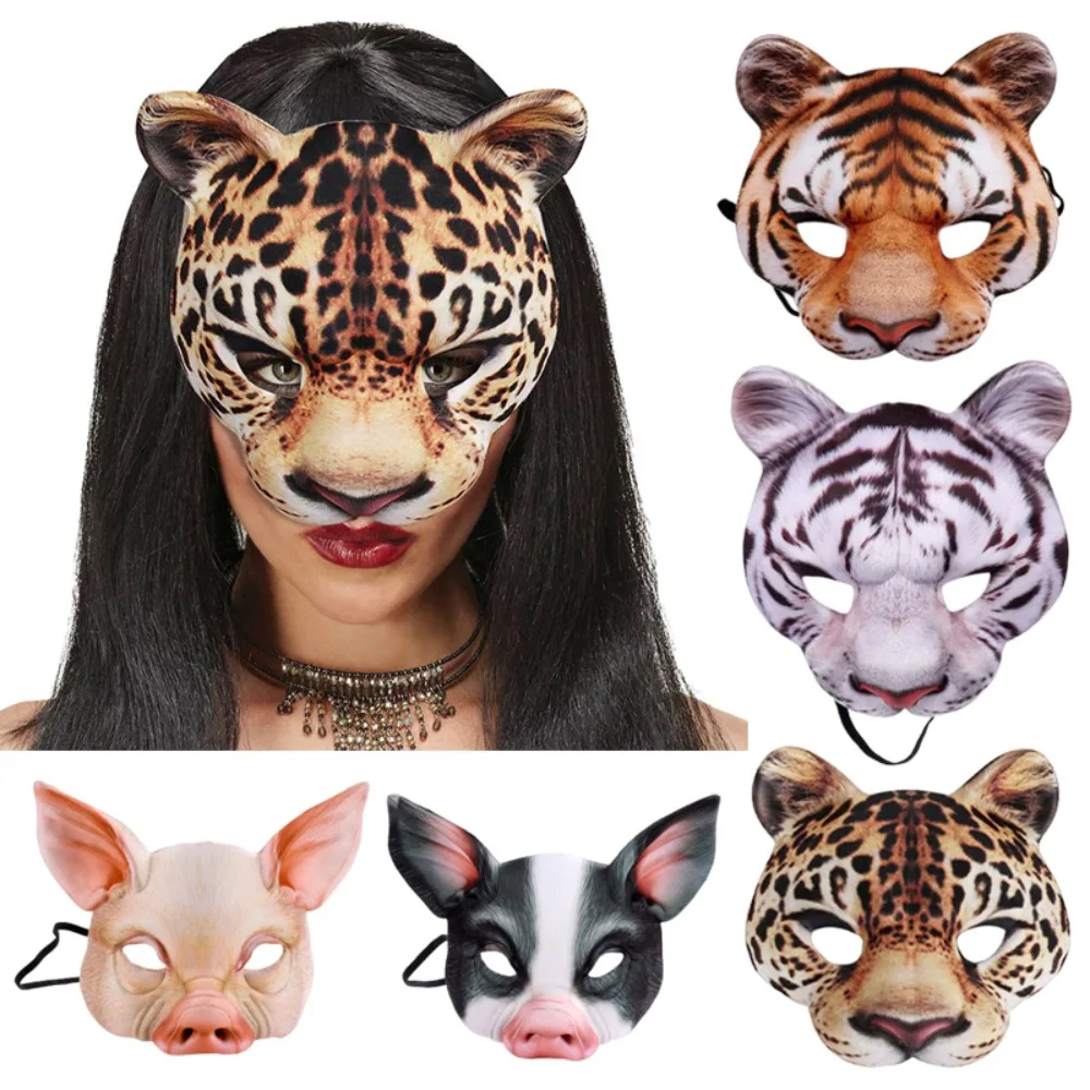 3D Animal Mask Halloween Masqu - Respirator Half Face avis et prix