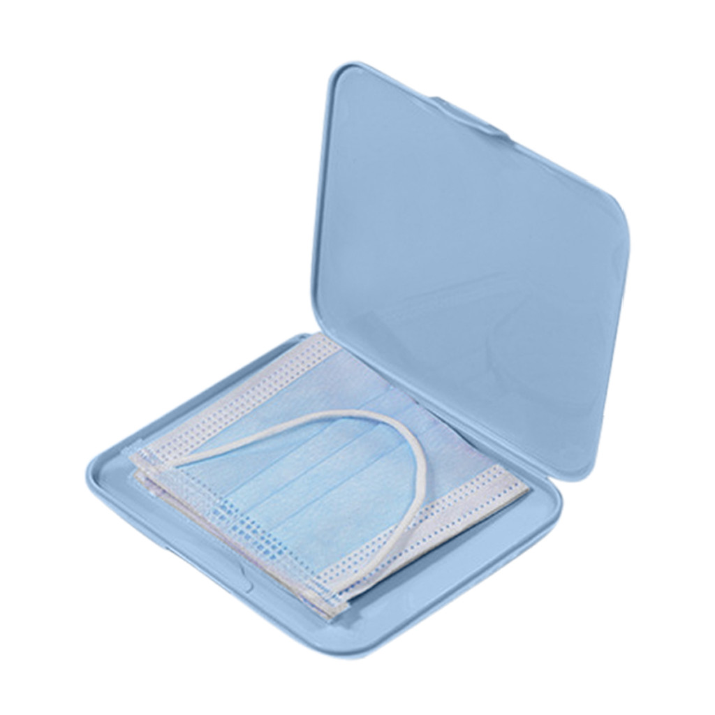 Pink Mask Cover Green Box Mask - Face Mask Storage Box avis et prix