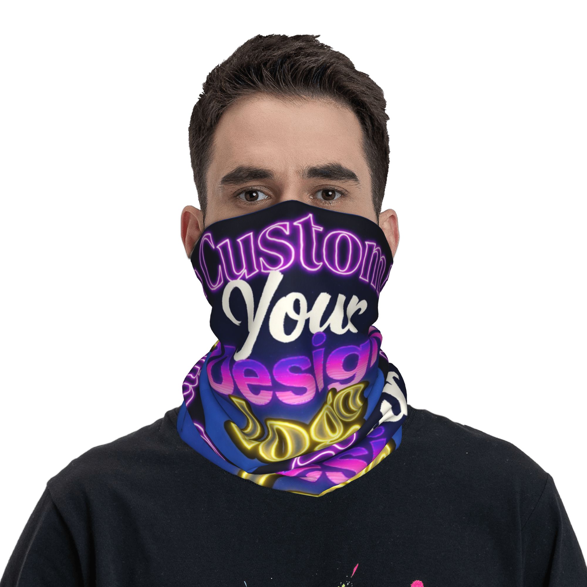 Custom Custom Your Design Logo - Neck Gaiter Face Cover avis et prix