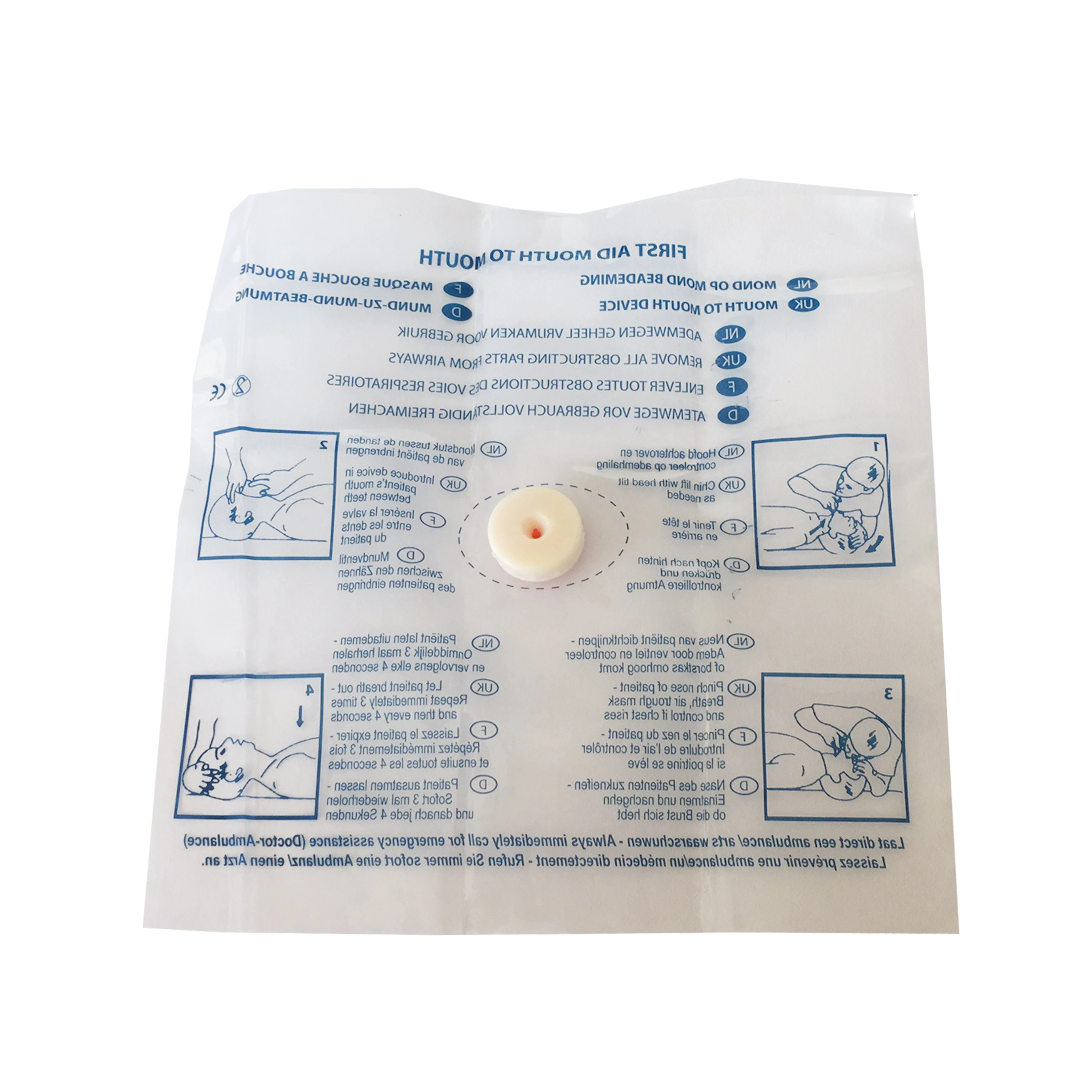 Manufacturer Mouth to Mouth Br - Disposable Mask Blue avis et prix