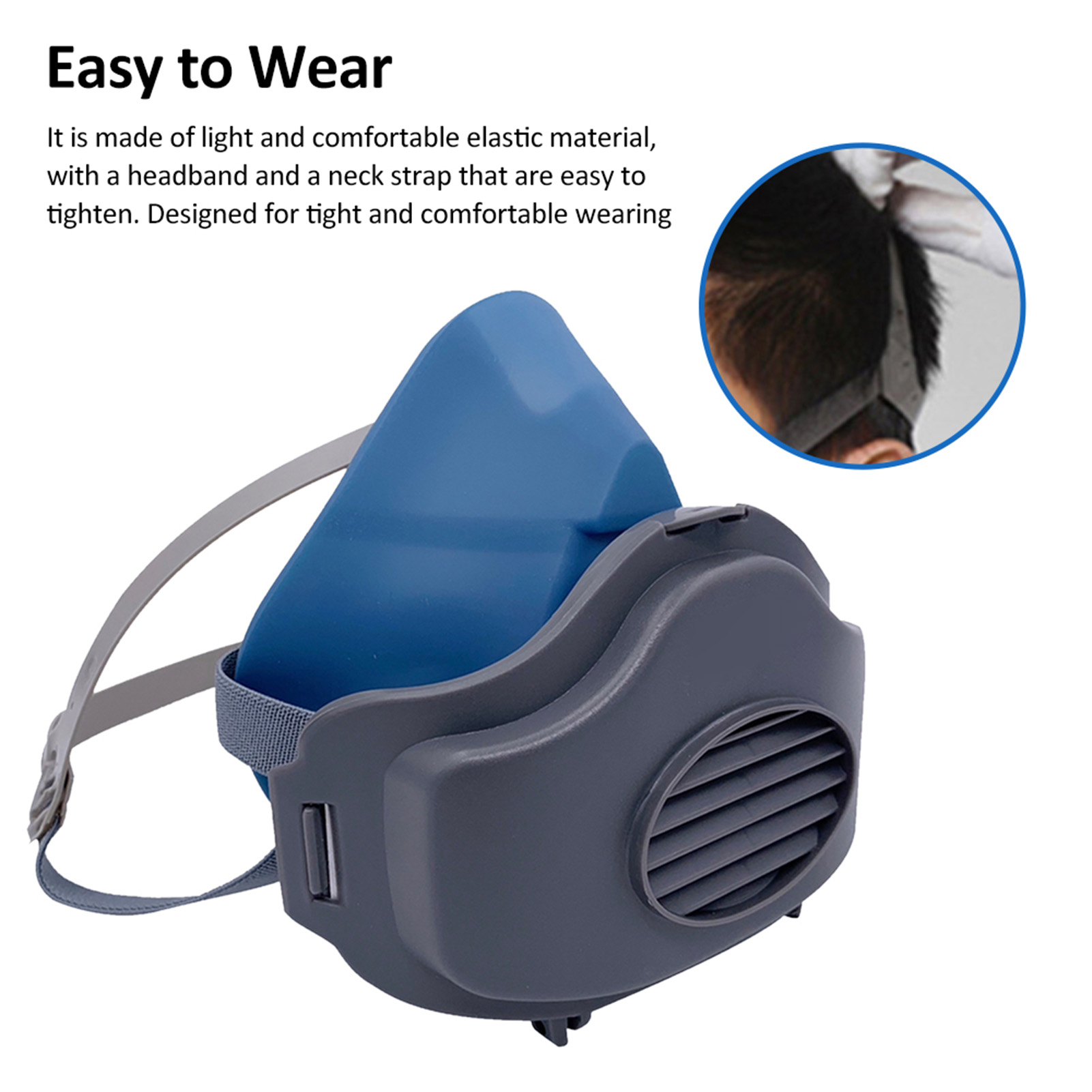 3200 Dust Mask Reusable Half F - Kn95 Respirator Mask avis et prix