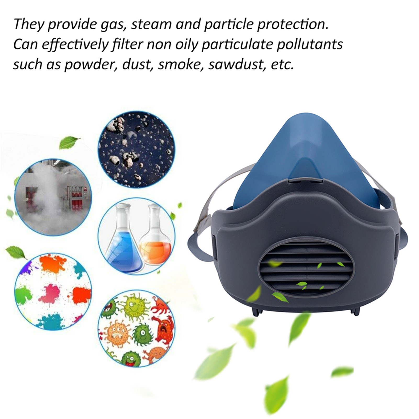 3200 Dust Mask Reusable Half F - Kn95 Respirator Mask avis et prix