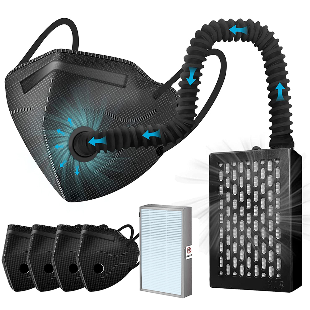 Electric KN95 Mask with Fan -  - Kn95 Respirator Mask avis et prix