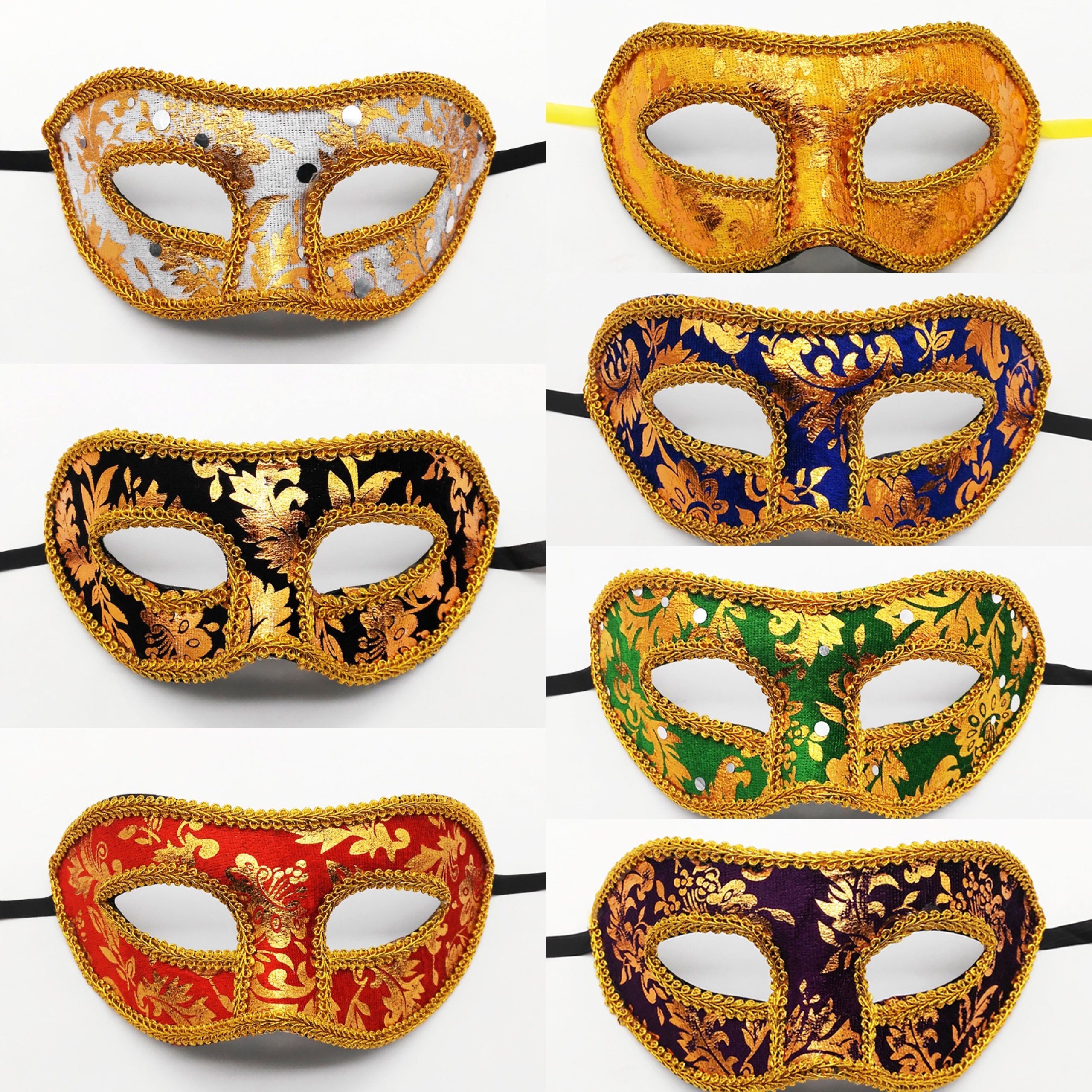 Men Mardi Gras Carnival Mask V - Respirator Half Face avis et prix