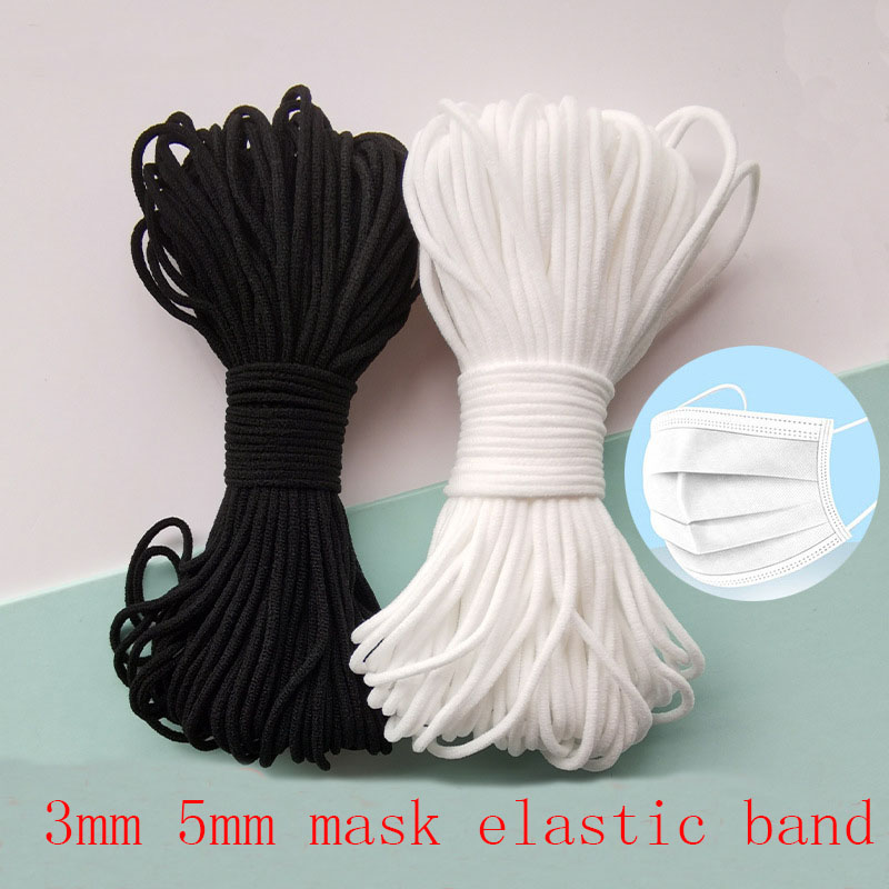 Mask Elastic Rope 3mm Round Wh - Mask Lanyard Adjustable avis et prix