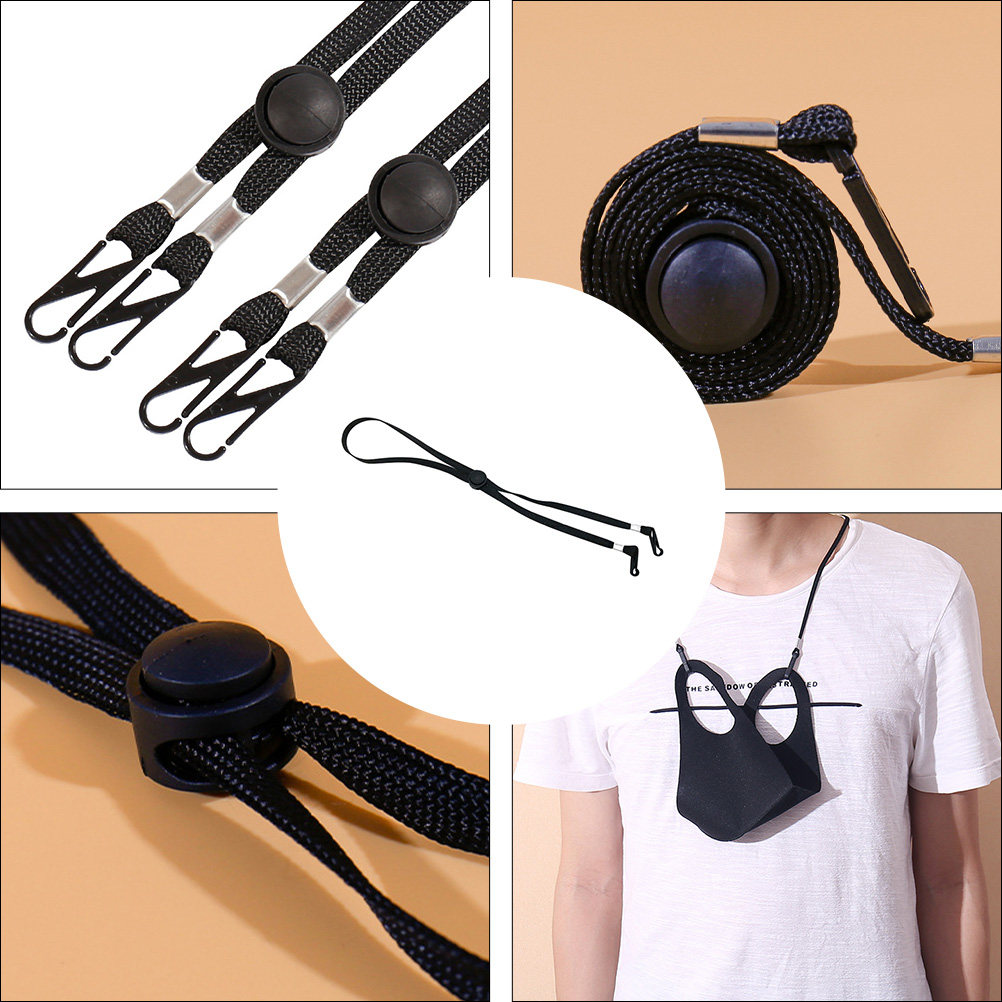 12Pcs Anti-Fall Face Mask Lany - Mask Ear Saver Strap avis et prix