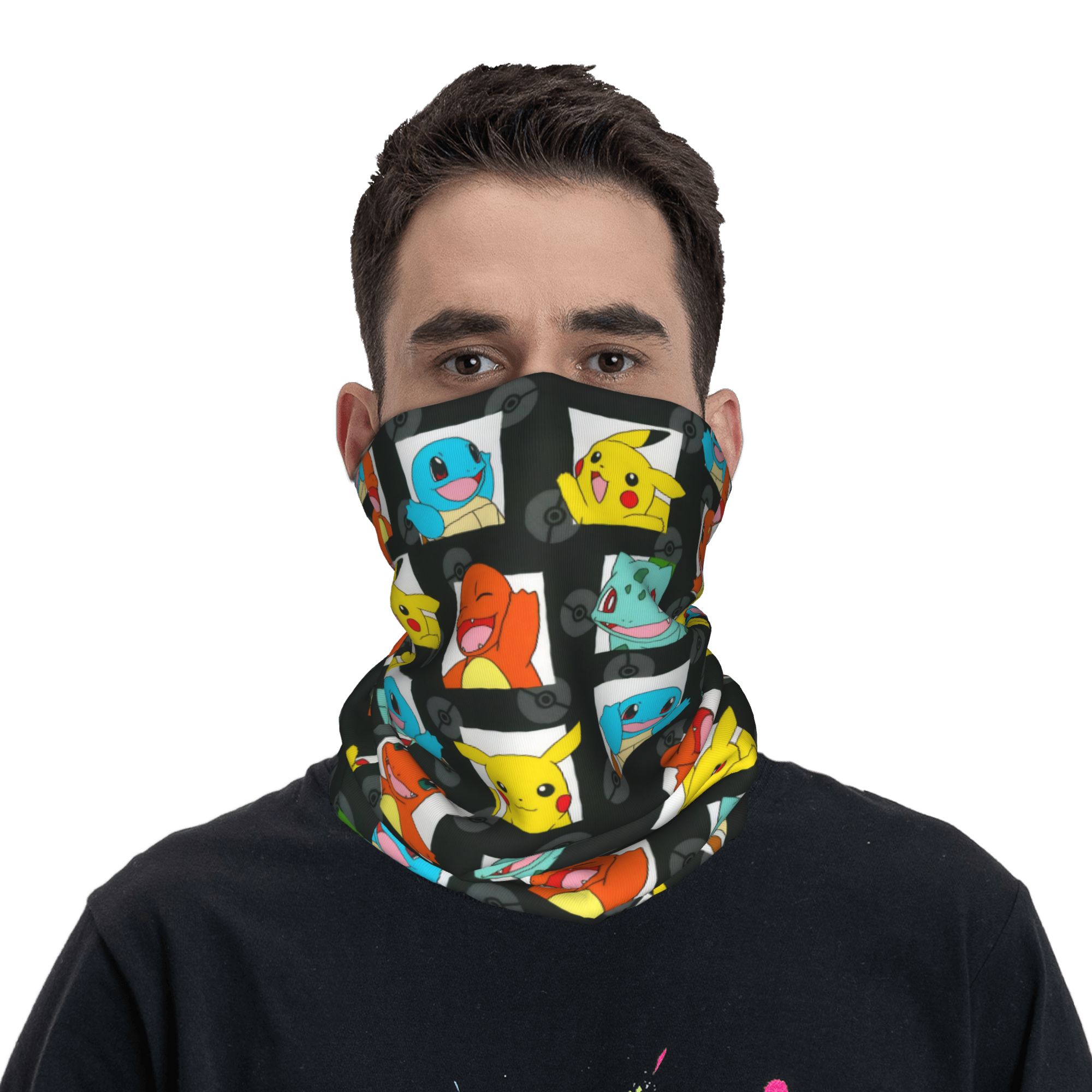 Cartoon Monsters Bandana Neck  - Sports Mask Breathable avis et prix