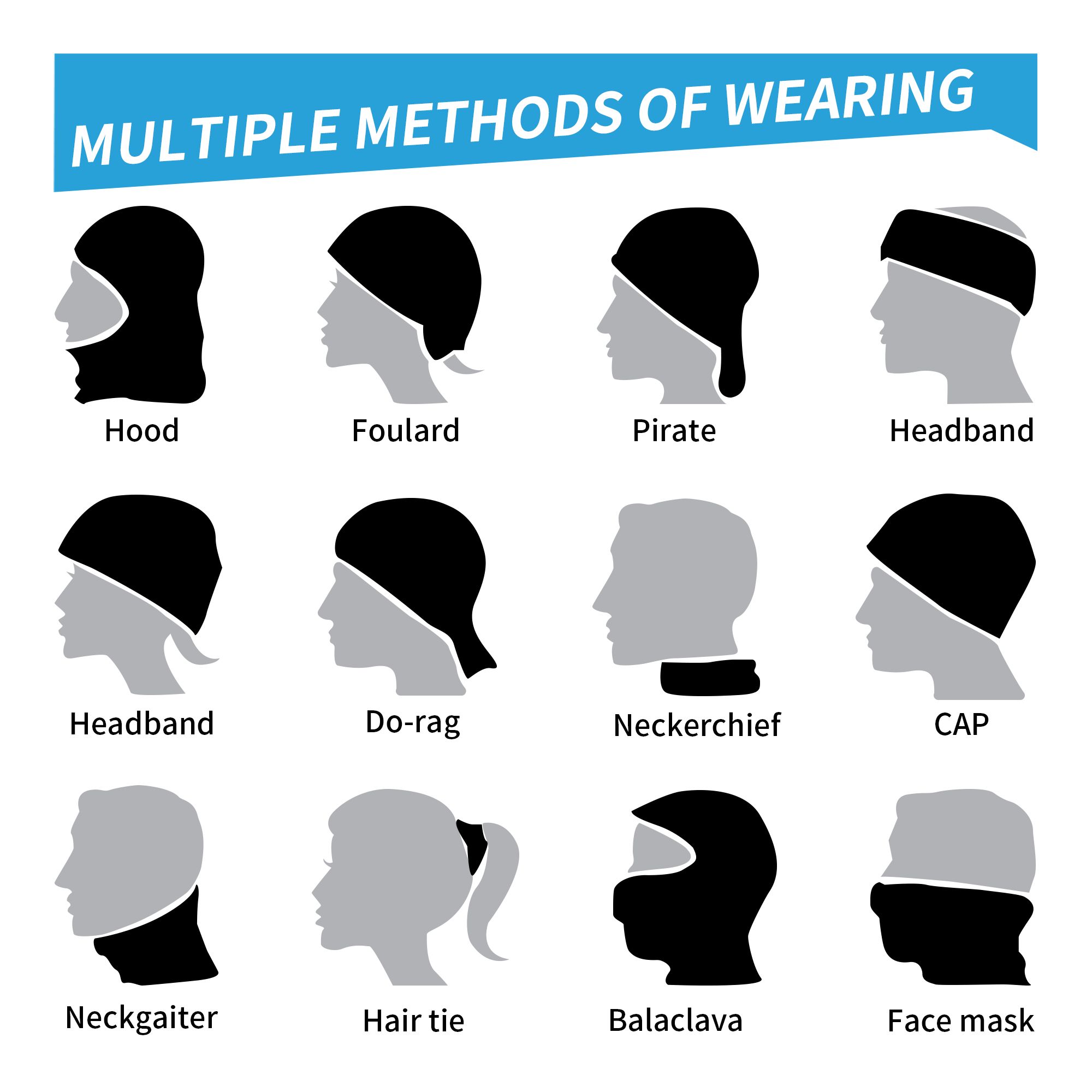 Cartoon Monsters Bandana Neck  - Sports Mask Breathable avis et prix