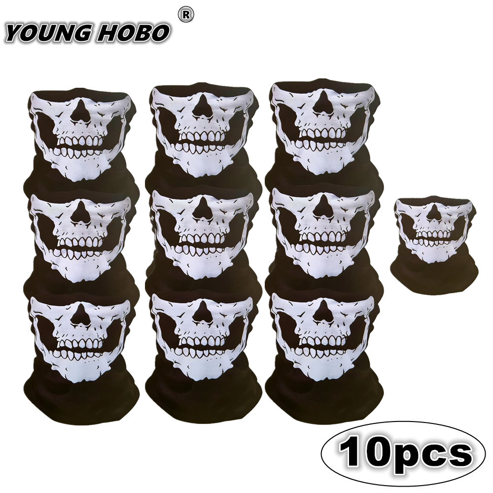 10pcs Skull Seamless Windproof - Sports Mask Breathable avis et prix