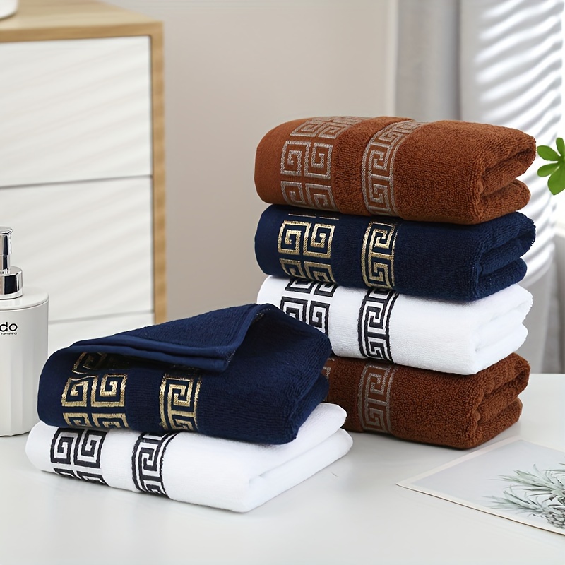 Set of 3 Cotton Bathroom Towel - Cloth Face Mask Washable avis et prix