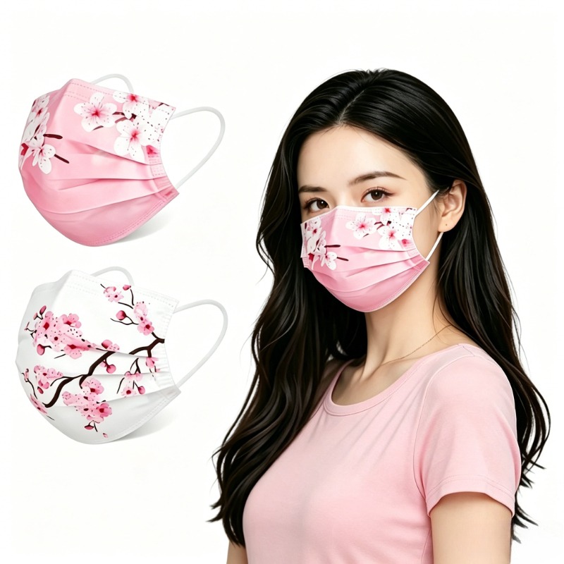 10pcs Floral Star Print Face M - Cloth Face Mask Washable avis et prix