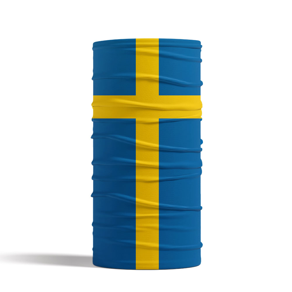 Sweden Flag Printed Bandana He - Neck Gaiter Face Cover avis et prix