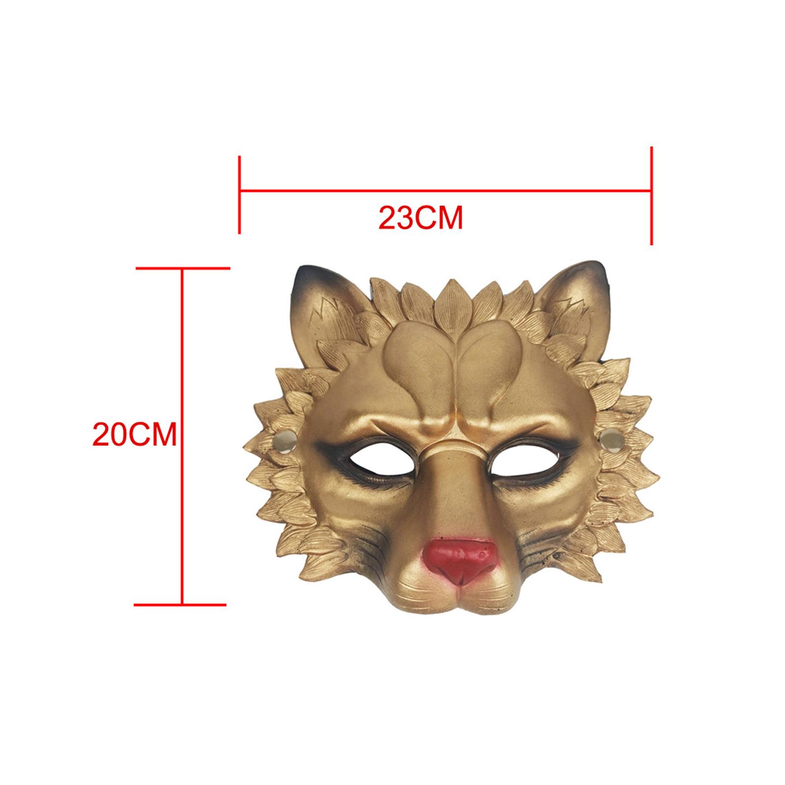Lion Mask Half Face Decorative - Respirator Half Face avis et prix