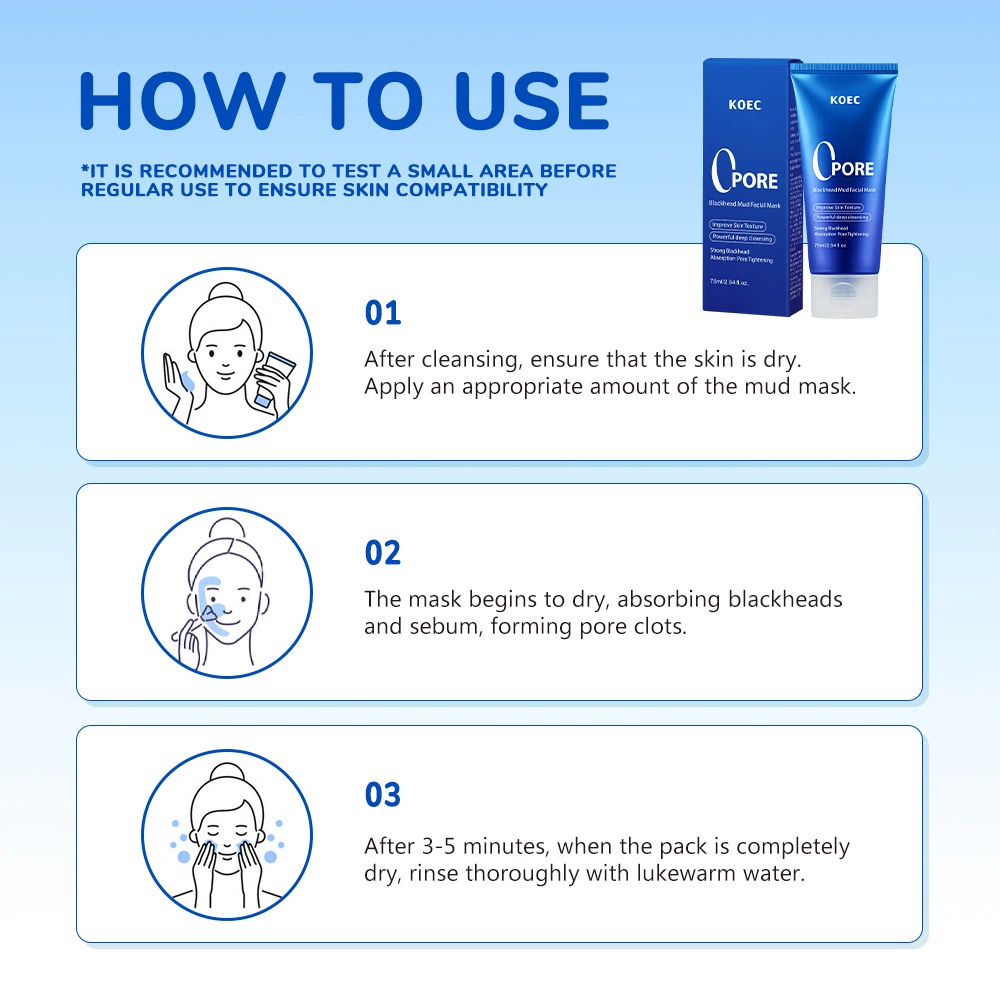 75ml KOEC Zero Pore Blackhead  - Dust Mask Construction avis et prix