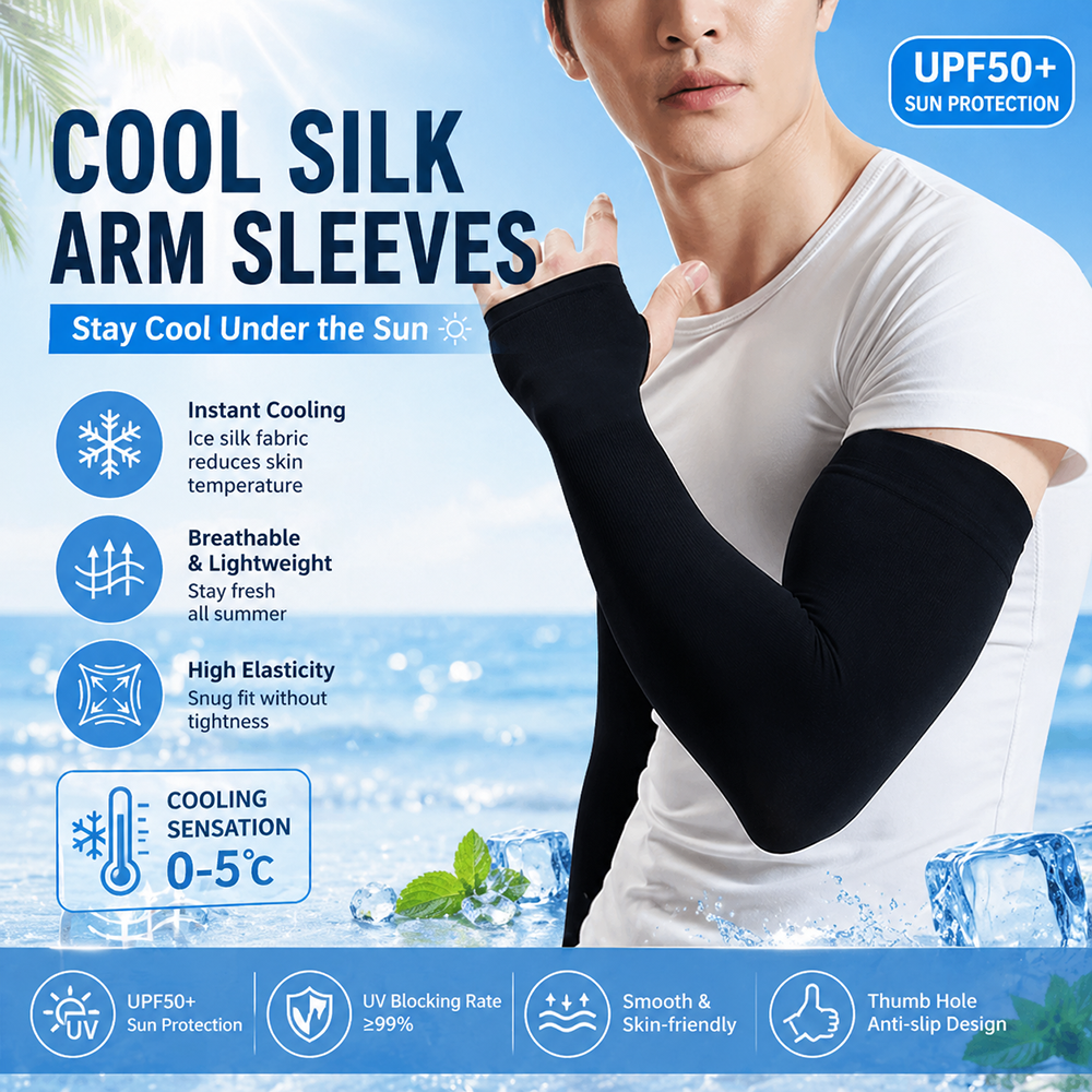 Summer Cooling Ice Silk Arm Sl - Sports Mask Breathable avis et prix