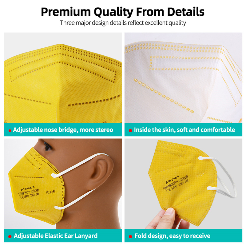 Ataullah ffp2 face mask kn95 M - Disposable Surgical Mask avis et prix