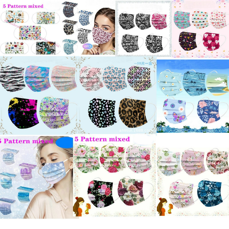 CE Print Beauty Wholesale Fish - Disposable Surgical Mask avis et prix