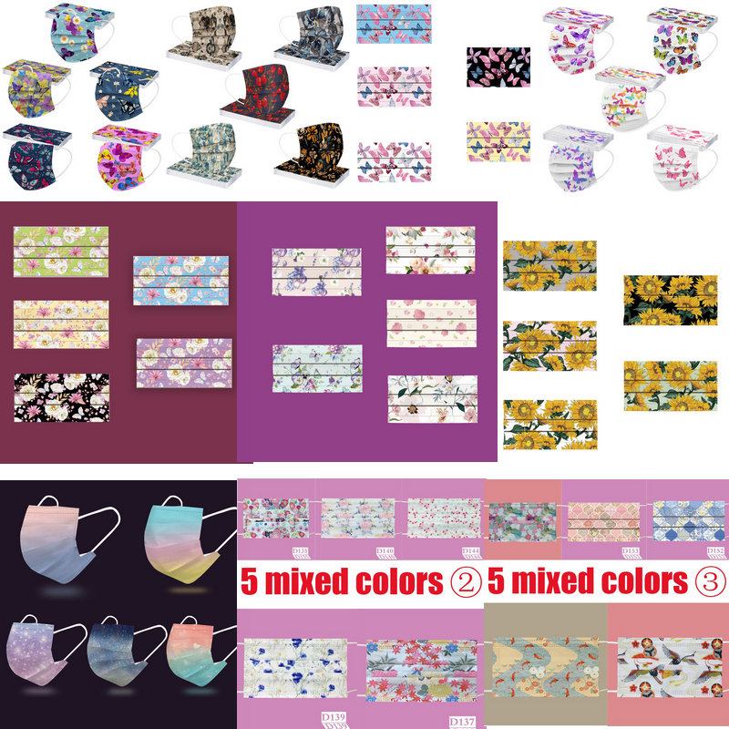 CE Print Beauty Wholesale Fish - Disposable Surgical Mask avis et prix