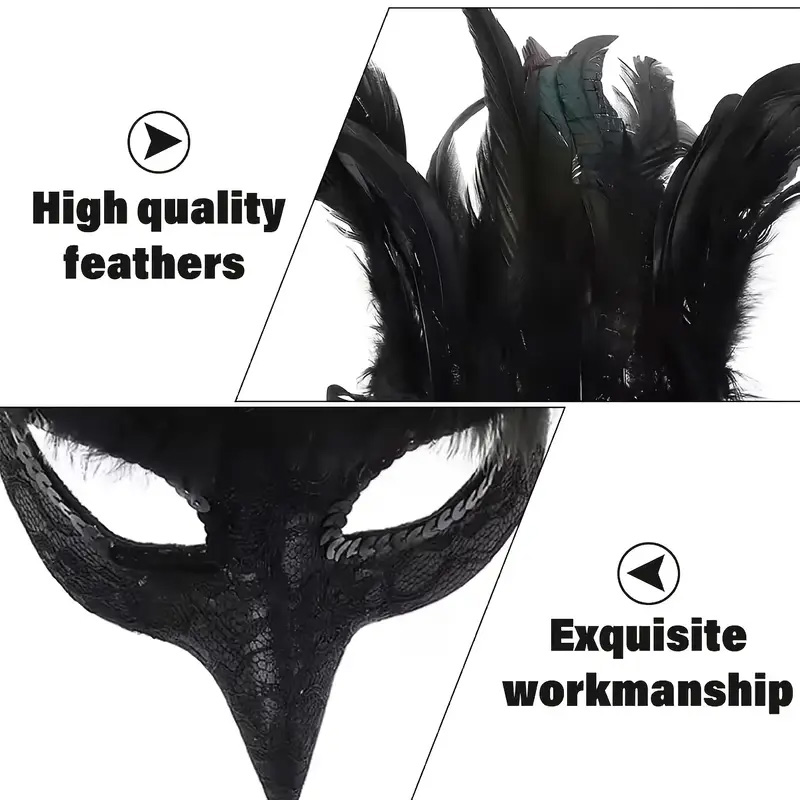 Black Feather Raven Half Face  - Respirator Half Face avis et prix