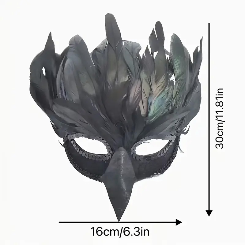 Black Feather Raven Half Face  - Respirator Half Face avis et prix
