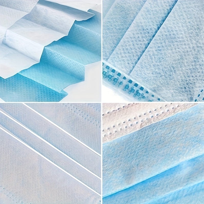 200Pcs Thickened Blue Disposab - Disposable Mask Blue avis et prix