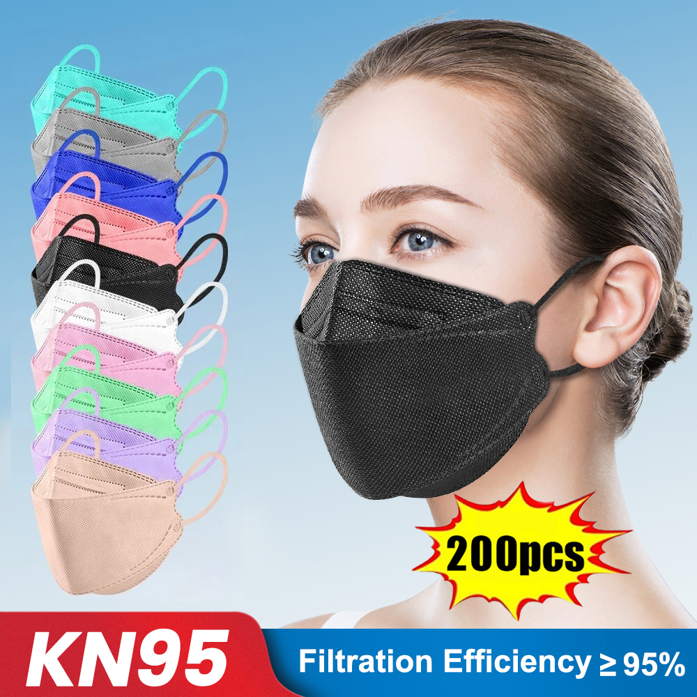 10-200pcs ffp2 mascarillas CE  - Disposable Surgical Mask avis et prix