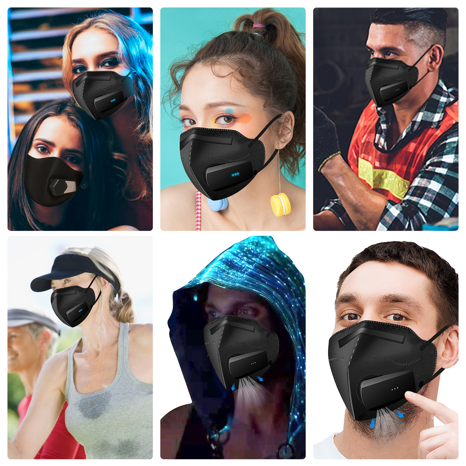 Breathe Easy Rechargeable Elec - Kn95 Respirator Mask avis et prix