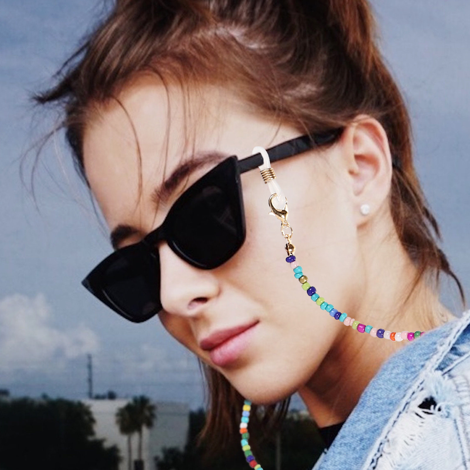 5Pcs Glasses Chain for Women B - Mask Chain Holder avis et prix