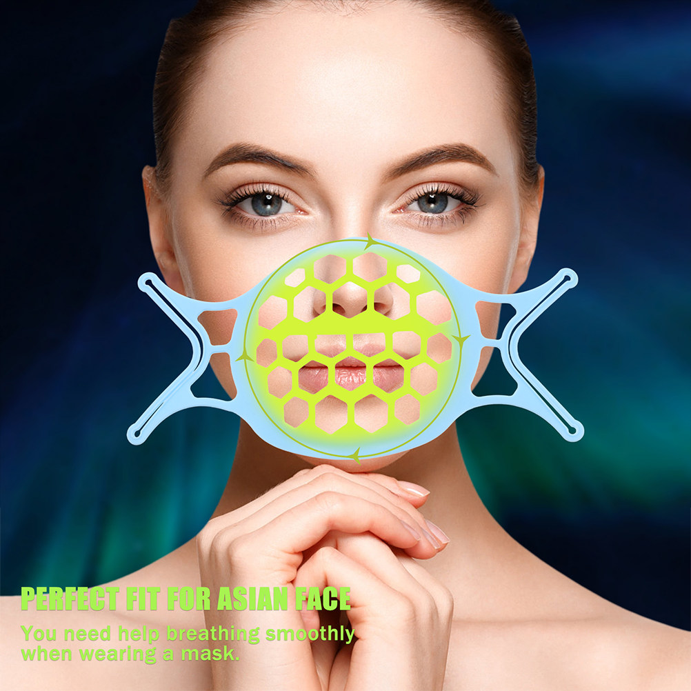 4Pcs Soft Flexible Silicone Ma - Silicone Mask Bracket avis et prix
