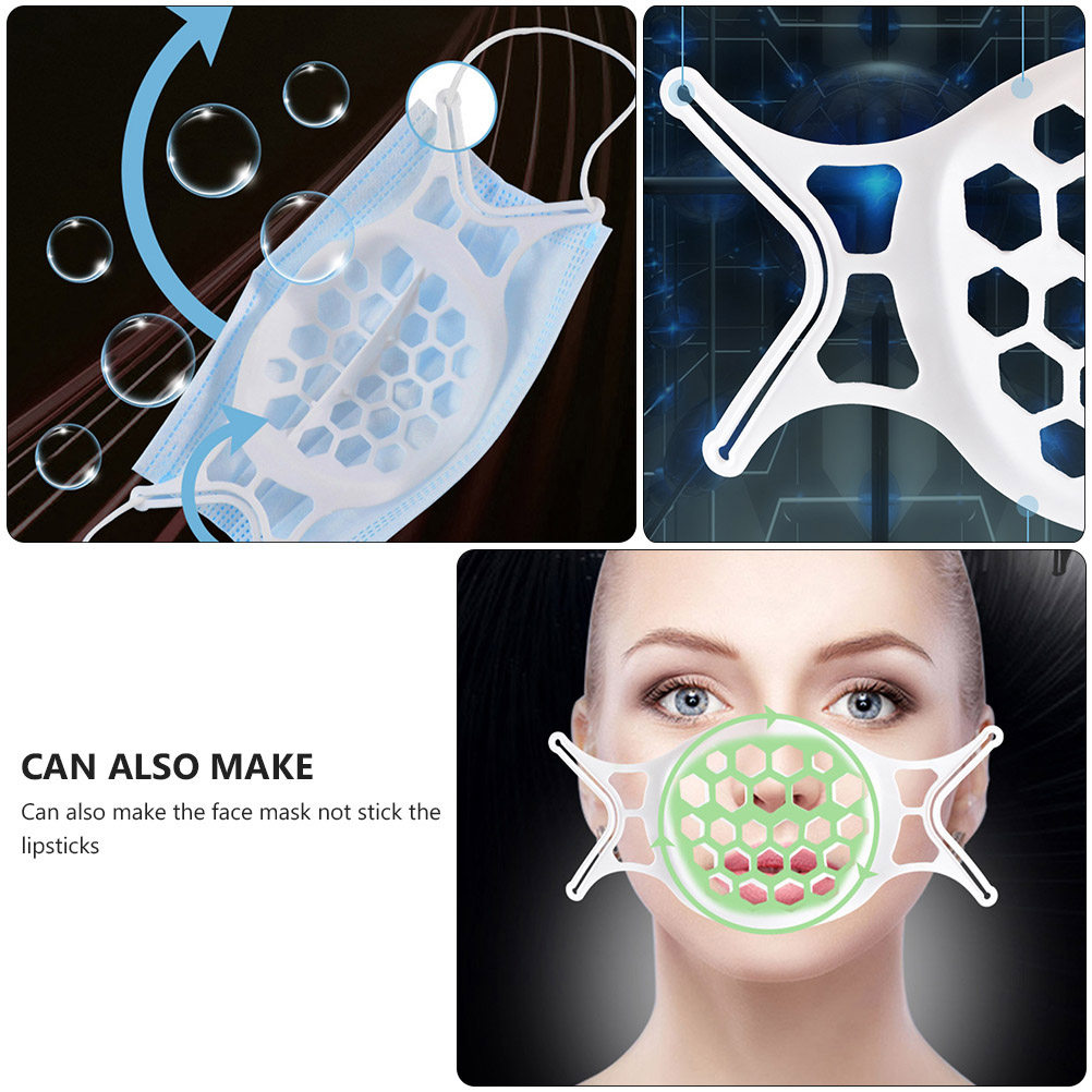 4Pcs Soft Flexible Silicone Ma - Silicone Mask Bracket avis et prix