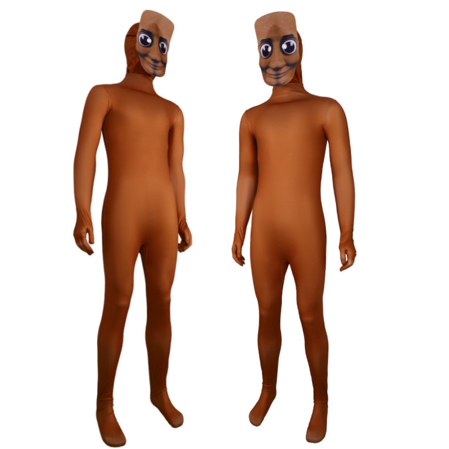 Yellow bodysuit party cosplay  - Kids Face Mask avis et prix