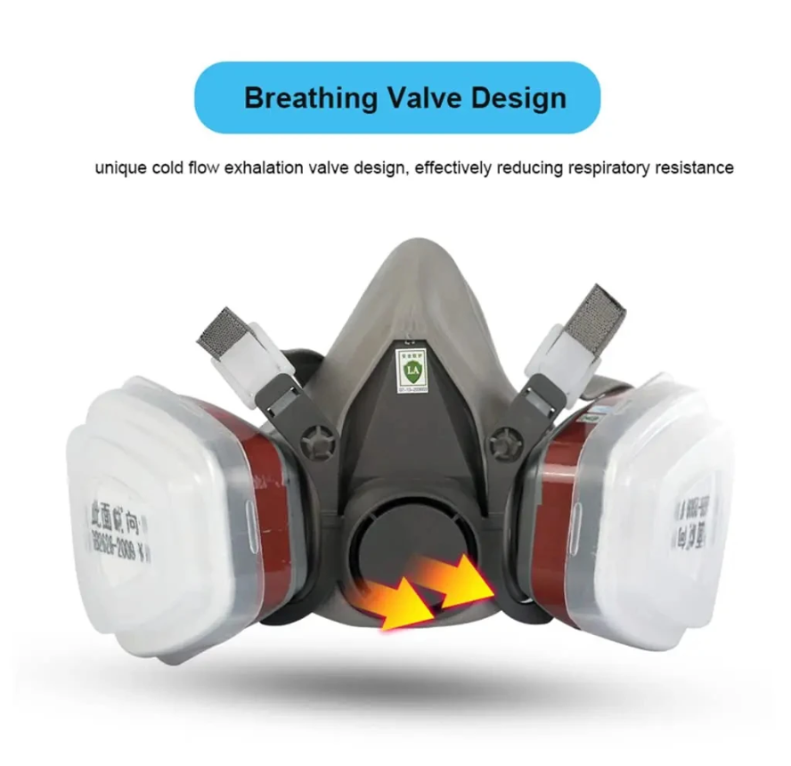 6200 Respirator Dust Gas Mask  - Face Mask Storage Box avis et prix