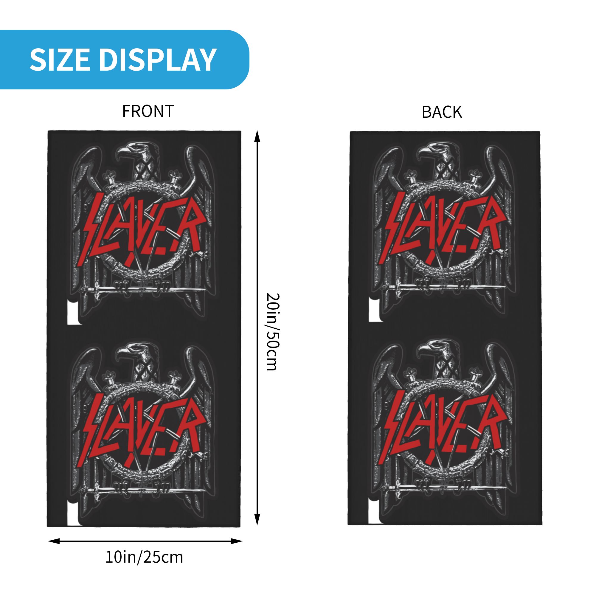 Custom Slayers Logo Bandana Ne - Neck Gaiter Face Cover avis et prix
