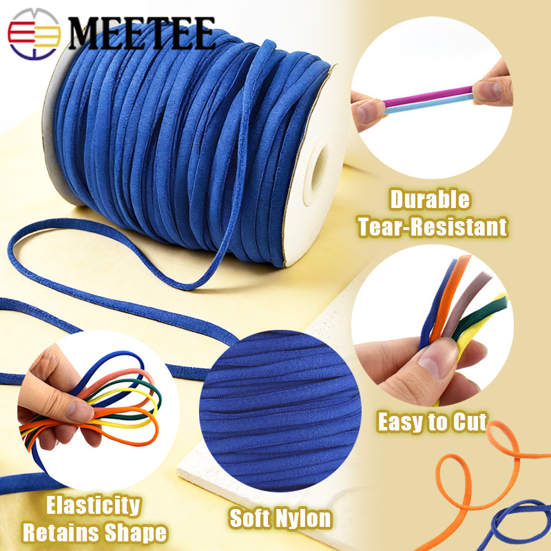 20/30M 3mm 5mm Elastic Cord Ro - Mask Lanyard Adjustable avis et prix