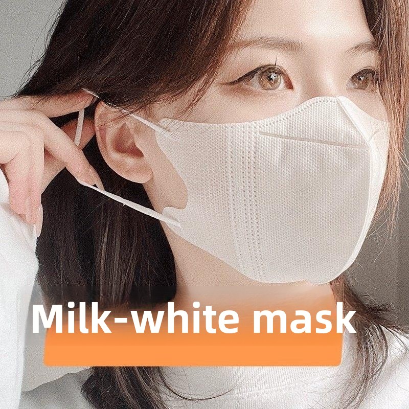 Milk White Breathable Thin Ste - Disposable Surgical Mask avis et prix