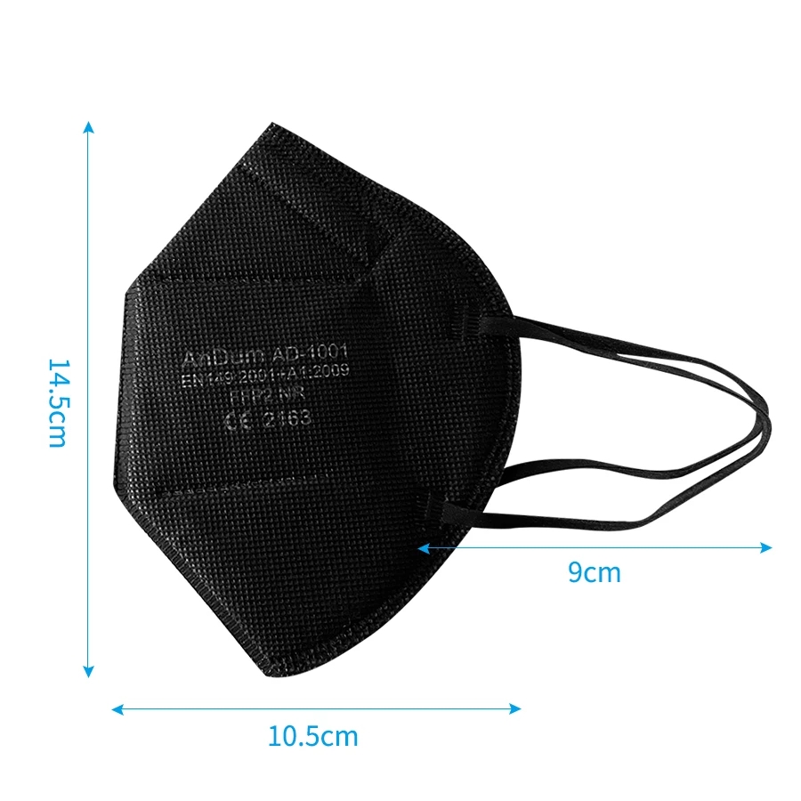 10PCS FFP2 Mask CE Approved Fi - Respirator Half Face avis et prix