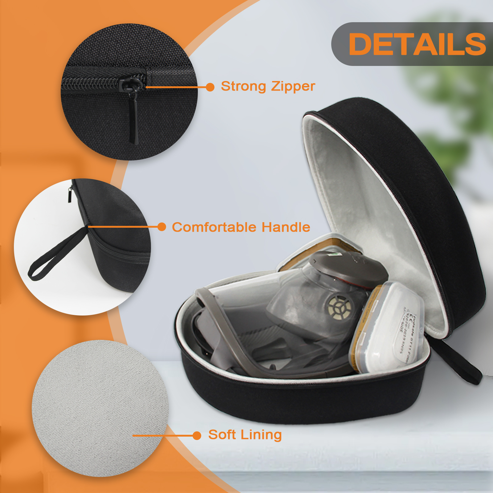 Hard Protective Travel Case fo - Mask Case Hard Shell avis et prix