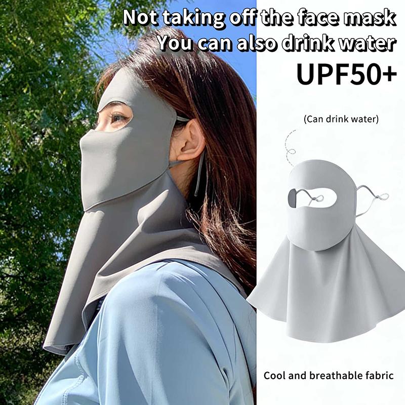 2026 New Fashion Ice Silk Sun  - Sports Mask Breathable avis et prix