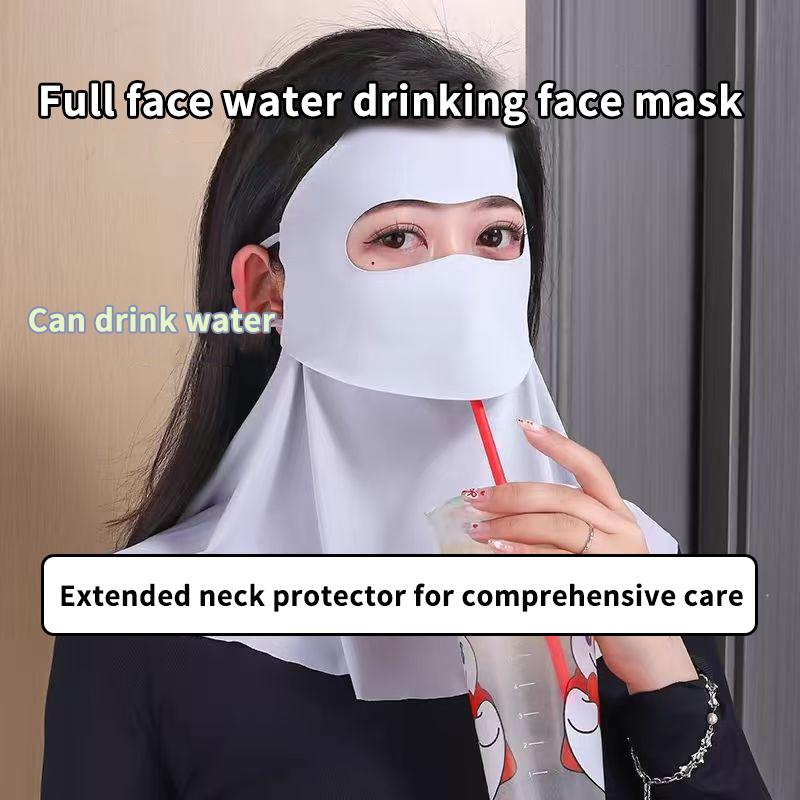 2026 New Fashion Ice Silk Sun  - Sports Mask Breathable avis et prix