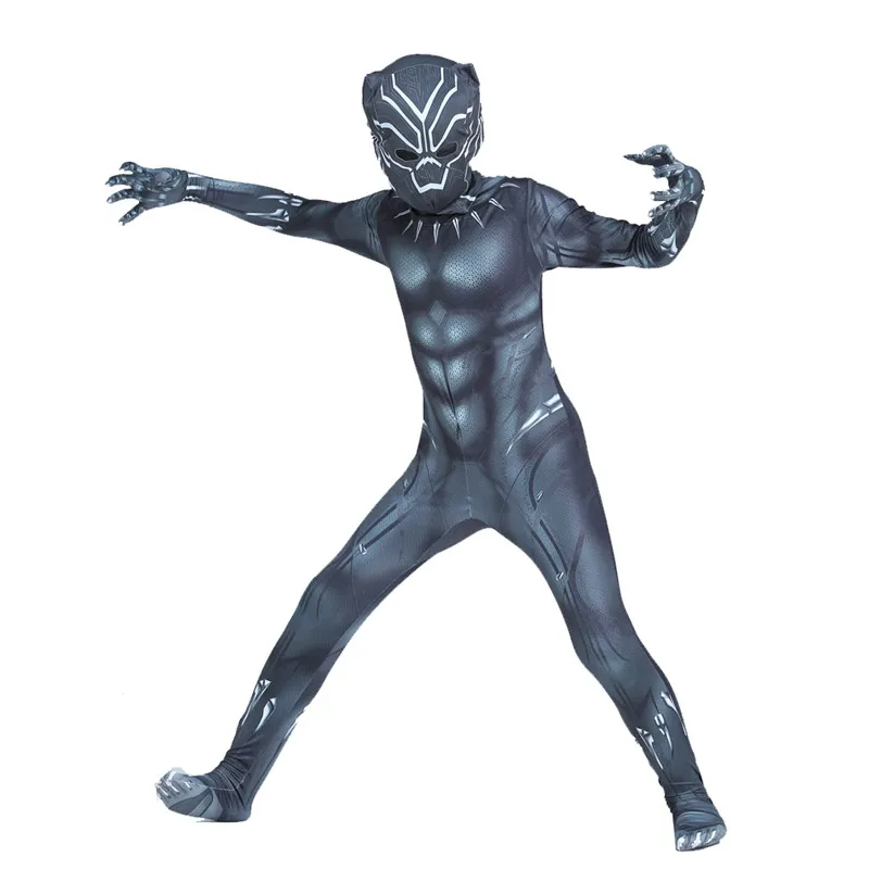 3-12Y Boy's Black Panther Cost - Black Face Mask Pack avis et prix