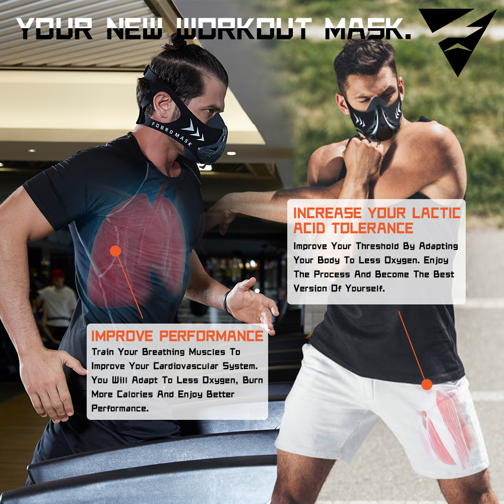 Sports Mask Elevation Running  - Black Face Mask Pack avis et prix