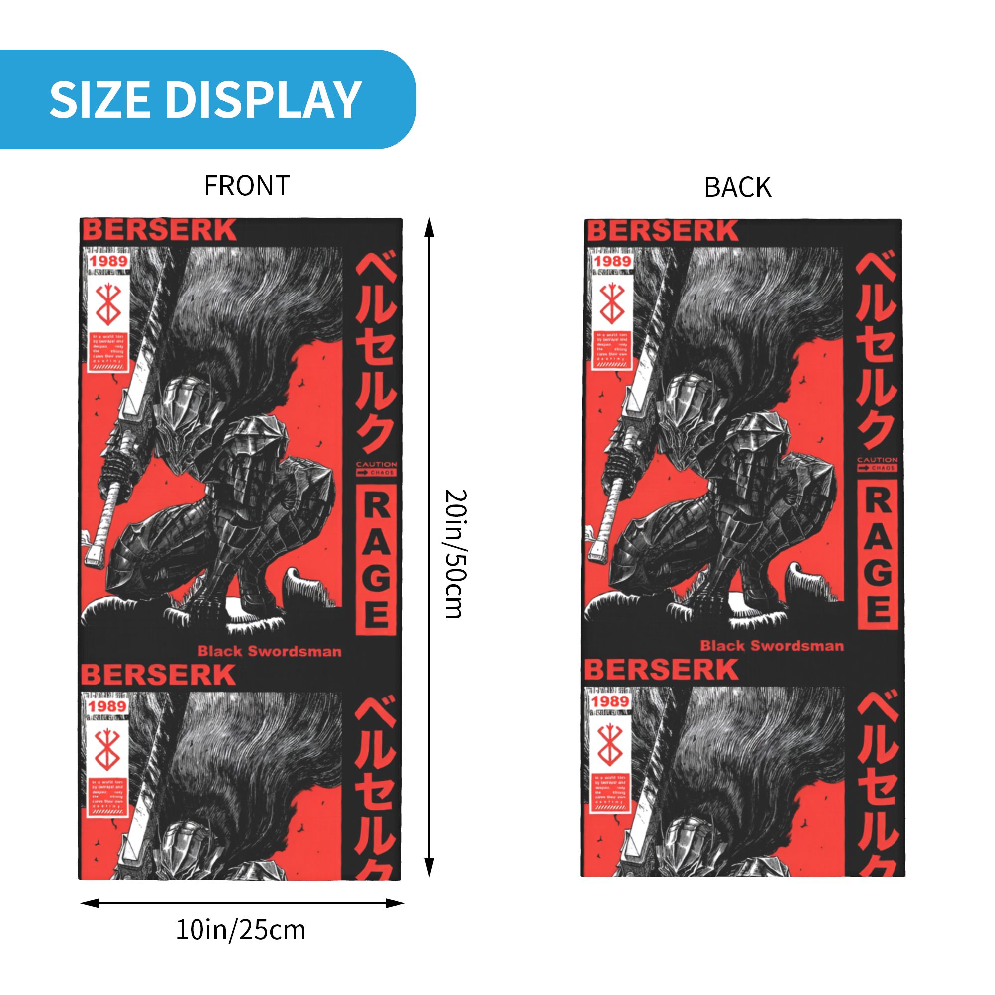 Custom B-Berserks Bandana Neck - Neck Gaiter Face Cover avis et prix