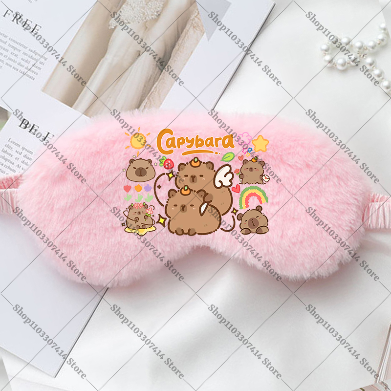 Capybara Girl Cartoon Sleep Ey - Kids Face Mask avis et prix