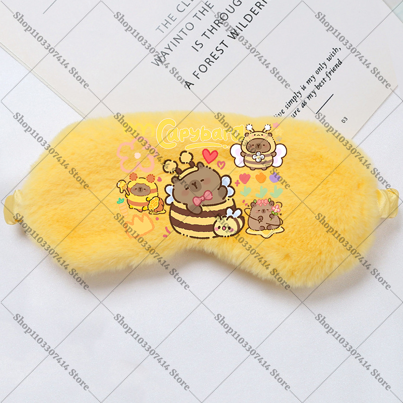Capybara Girl Cartoon Sleep Ey - Kids Face Mask avis et prix