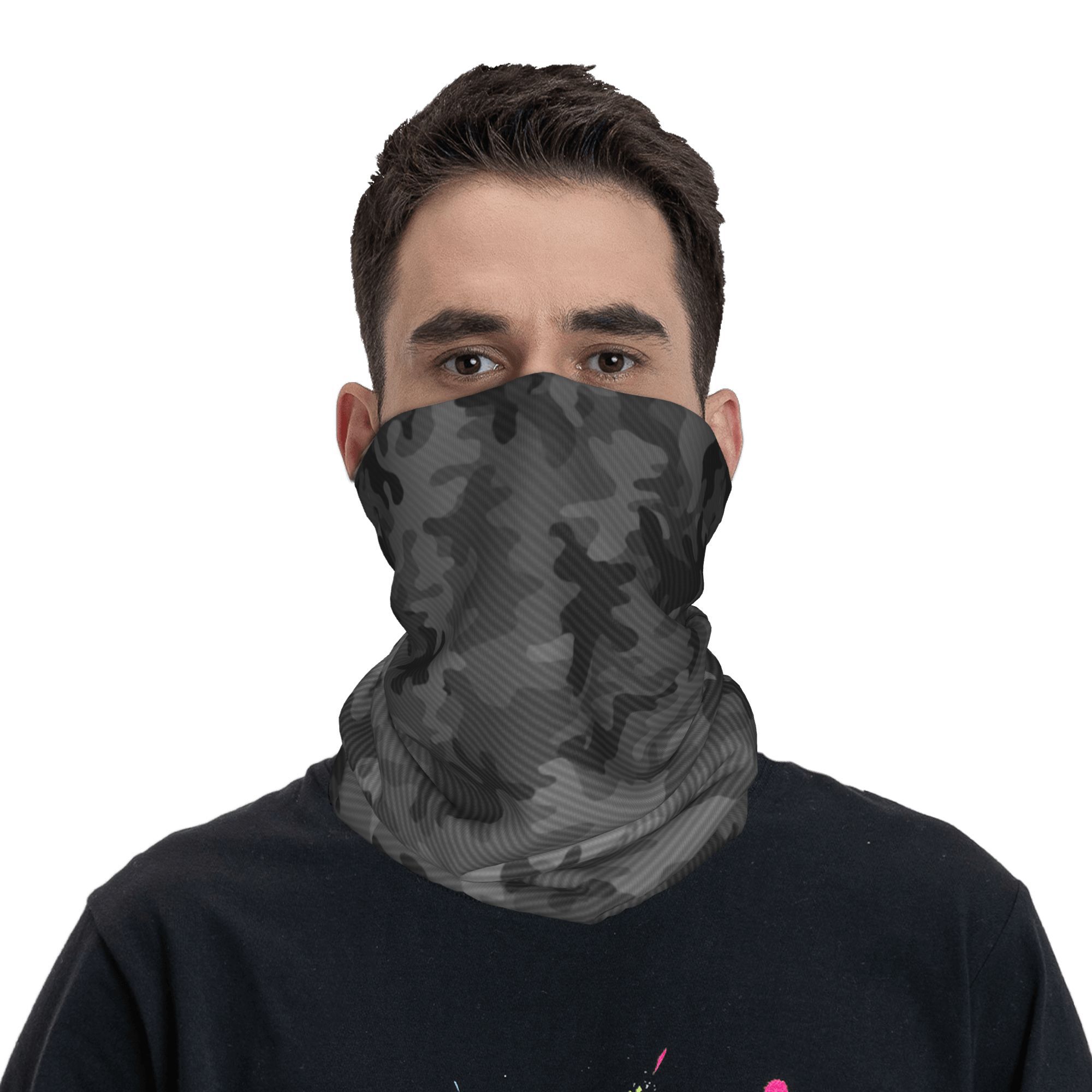 Custom Carbon Camo Bandana Nec - Neck Gaiter Face Cover avis et prix