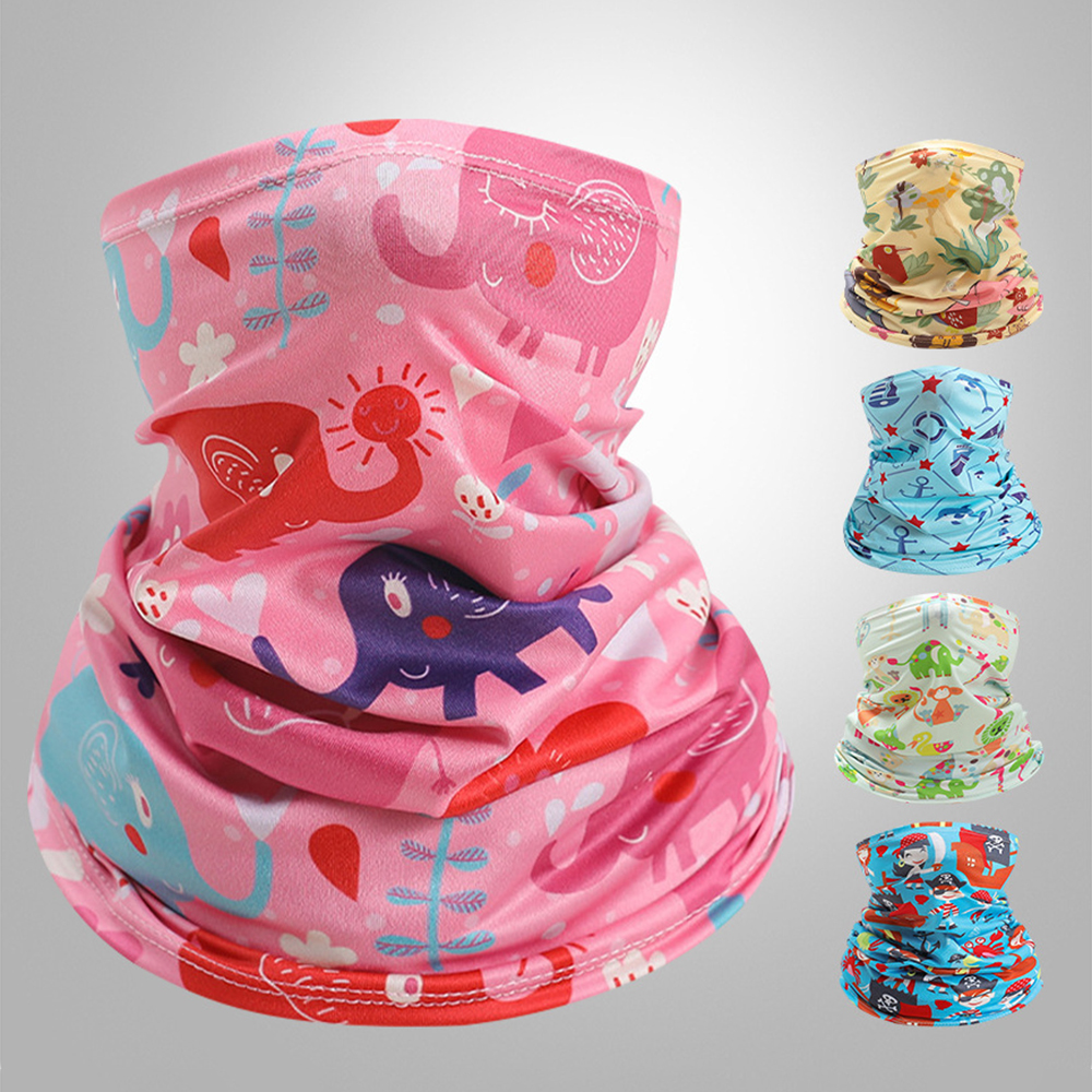 Kids Neck Cover Cute Ice Silk  - Kids Face Mask avis et prix